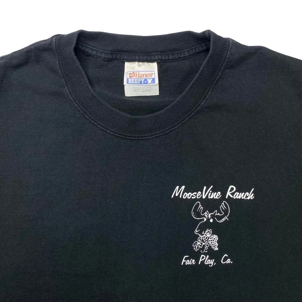 Vintage 90s Moose Vine Ranch x Fair Play, California shirt